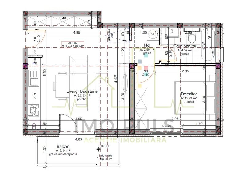 Spatiu in pod. 2 locuri de parcare incluse
